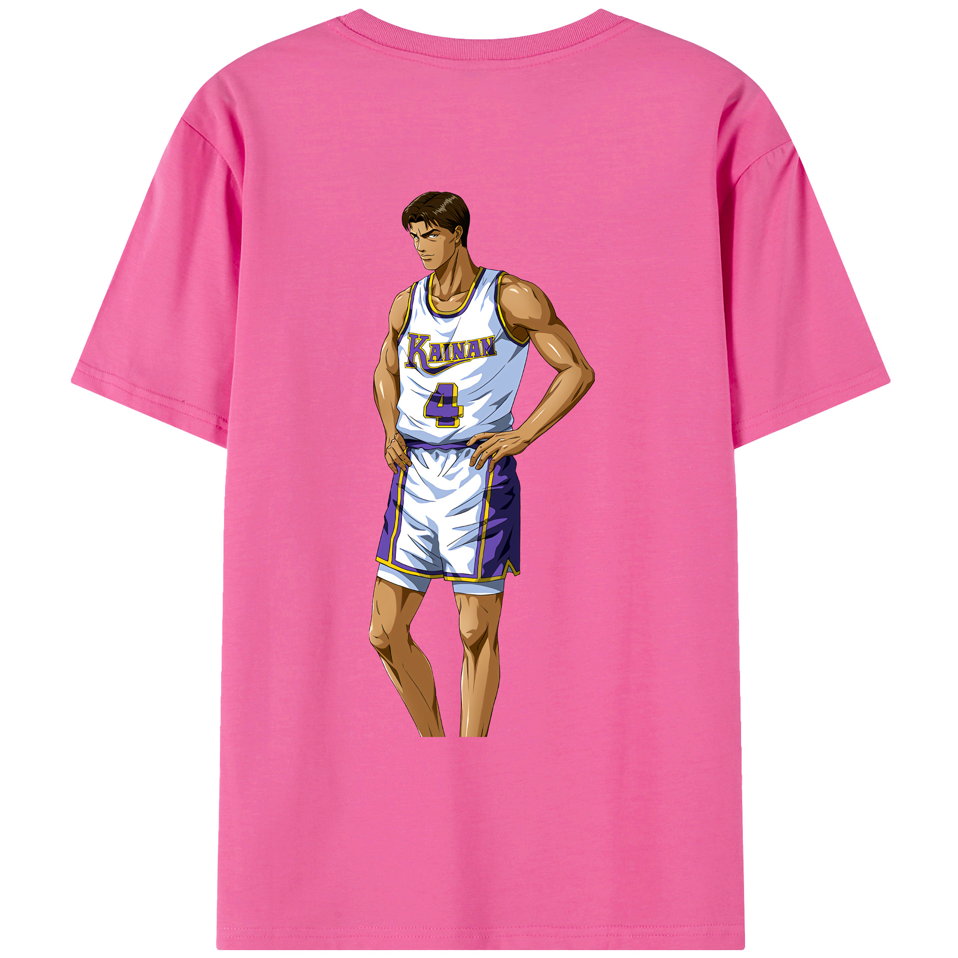 SLAM DUNK／スラムダンク レディース半袖Tシャツ(バックプリント)